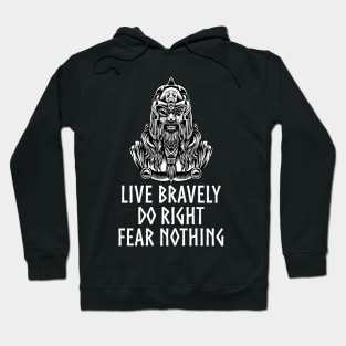 Medieval Norse Mythology - Motivational Viking - Odin Hoodie